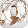 Boule de Noël Transparent Oiseau à l’Intérieur 
