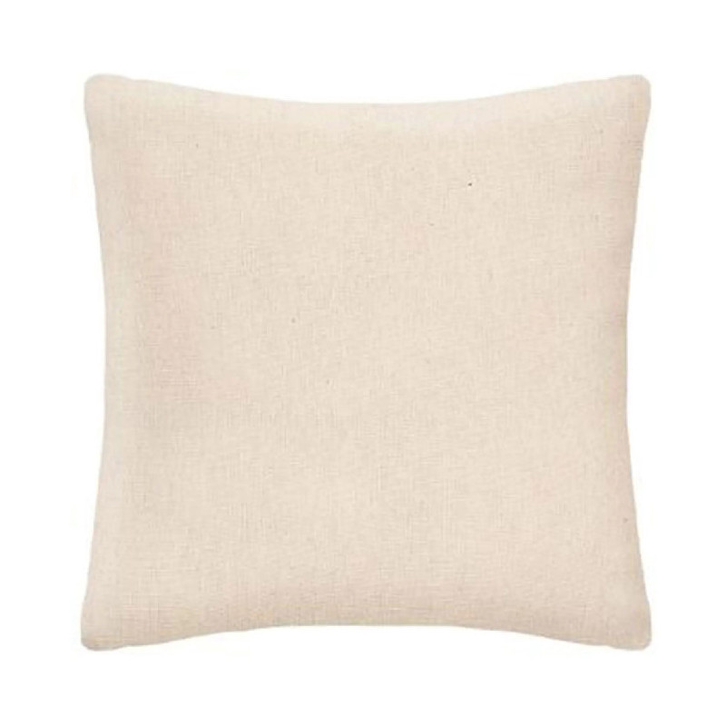Housse de Coussin Jacquard imprimé Palmier 40x40cm Noir/Blanc - ATMOSPHERA