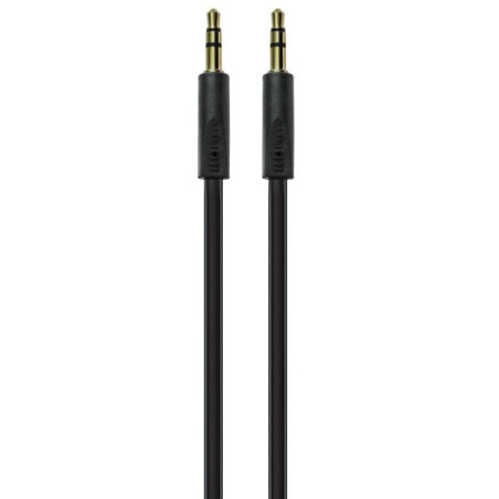 Câble audio Jack 3,5mm Mâle/Mâle 2m Noir - VOLKANO - VOL_CAB348_BK