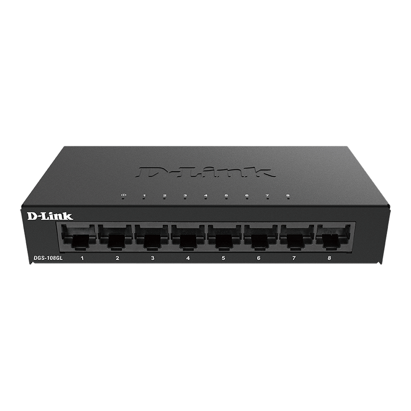 Switch DGS 108GL Switch 8 x 10/100/1000 Noir - D-LINK - DLINK_DGS_108GL