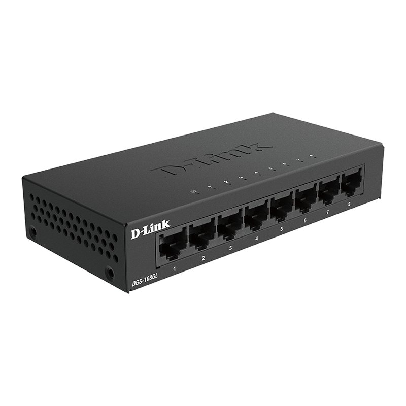 Switch DGS 108GL Switch 8 x 10/100/1000 Noir - D-LINK - DLINK_DGS_108GL