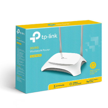 Routeur sans fil 3G/4G WiFi N 300 Mbps Blanc - TP-LINK - TPLINK_MR3420