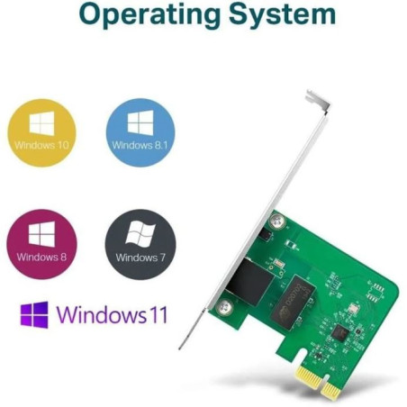 Carte PCIe Réseau GbLAN 10/100/1000 +Low Profile - TP-LINK - TPLINK_TG3468