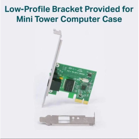 Carte PCIe Réseau GbLAN 10/100/1000 +Low Profile - TP-LINK - TPLINK_TG3468