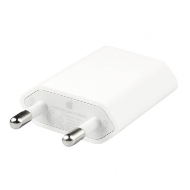 Adaptateur chargeur Secteur USB 5W Blanc - APPLE - ALIM_APPLE_MGN13