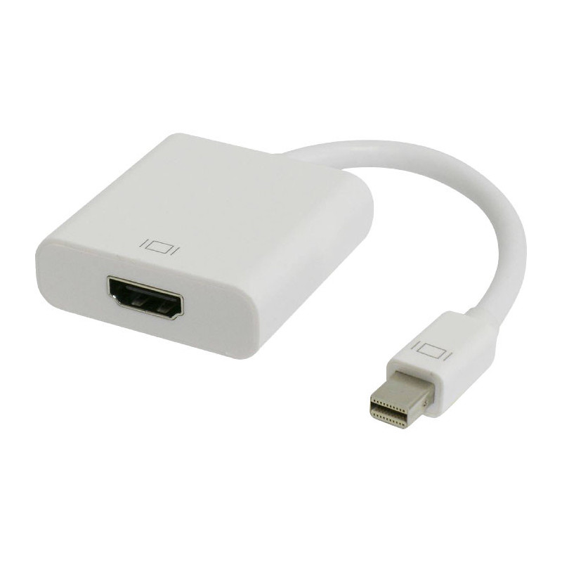 Adaptateur Mini DisplayPort vers HDMI MiniPort series Blanc - VOLKANO - VOL_VK_20048_WT