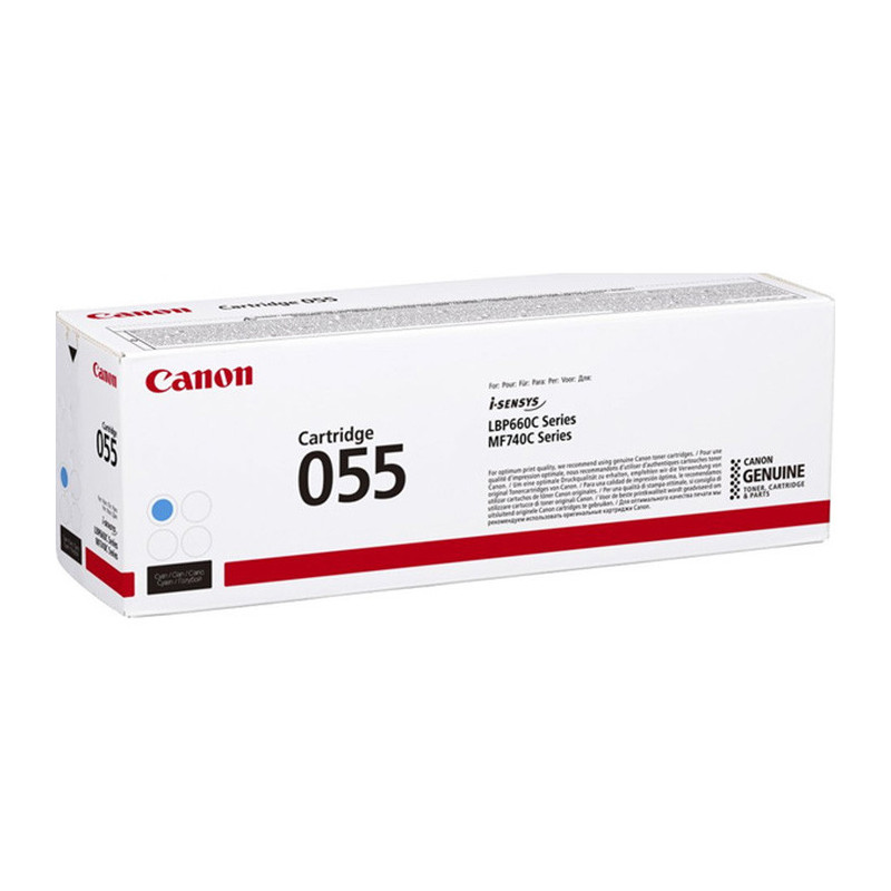 Toner laser Original Cartridge 055 Cyan - CANON - TON_CAN_055C