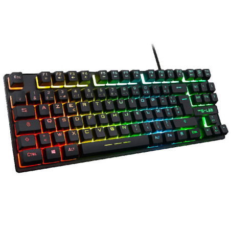 Clavier Gaming Keyz Caesium TKL RGB Noir - THE G-LAB - BS_KEYZ_CAESIUMTKL