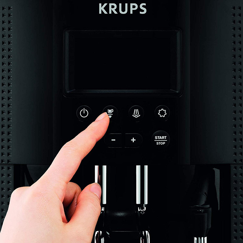 Machine à expresso Cappuccino 1,6L 1450W Noir - KRUPS - YY8135FD 