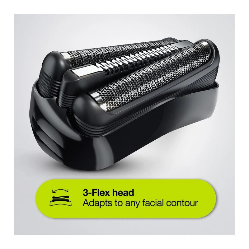 Rasoir Homme 3-en-1 Series 3 Shave&Style 300BT Noir/Vert - BRAUN - SERIES3 300BT