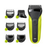 Rasoir Homme 3-en-1 Series 3 Shave&Style 300BT Noir/Vert - BRAUN - SERIES3 300BT