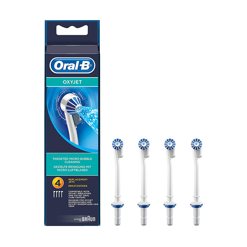 Canules pour jet dentaire Oxyjet Blanc - ORAL-B - CANULESOXYJET