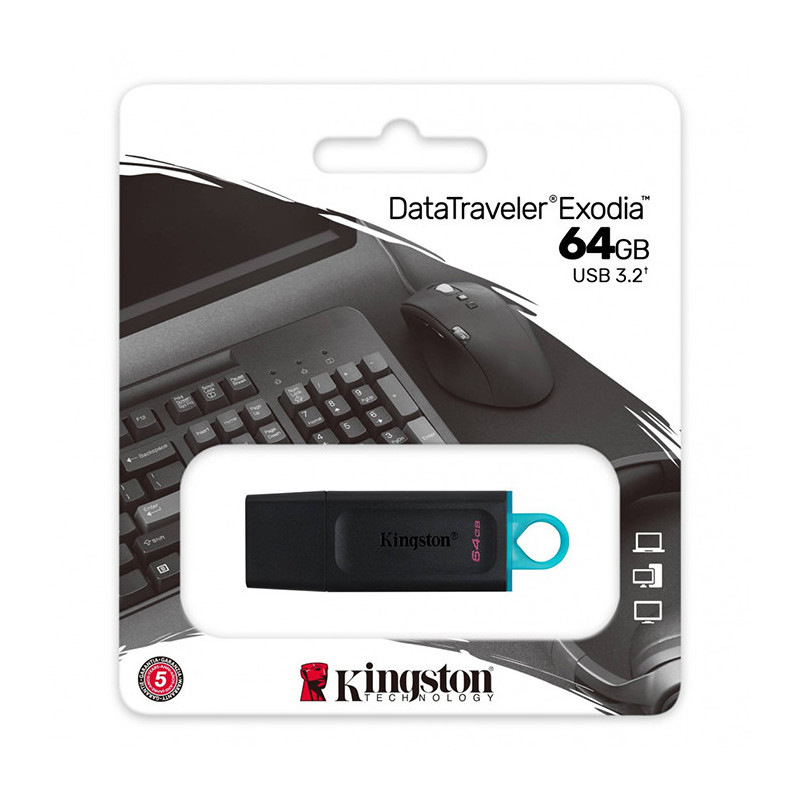 Clé USB DataTraveler Exodia 64Go - KINGSTON - CLE_USB_64G__KIN_EX