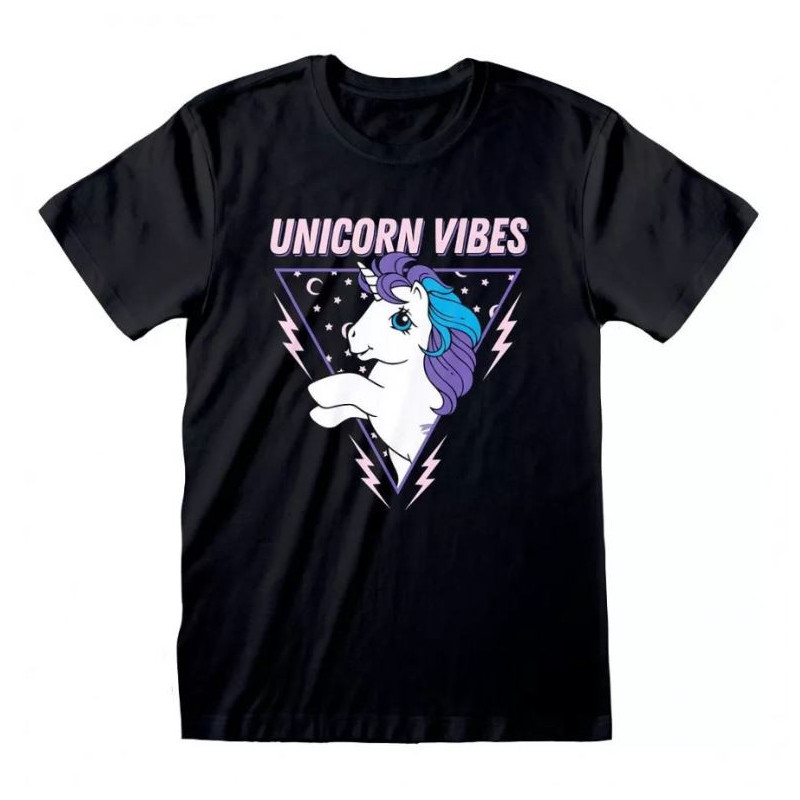 T-Shirt My Little Pony Unicorn Vibes L Noir - HEROES - 80180020307