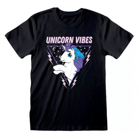 T-Shirt My Little Pony Unicorn Vibes L Noir - HEROES - 80180020307