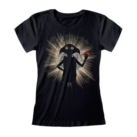 T-Shirt Girl Harry Potter Dobby S Noir - HEROES - 80180020219