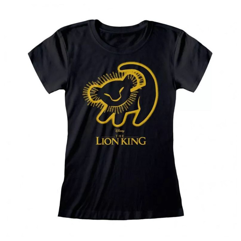 T-Shirt Girl Le Roi Lion Simba S Noir - HEROES - 80180020234