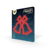 Néon LED Cloches de Noël  + USB FLNE17 Rouge Chauve-Souris - FOREVER LIGHTS - NEON-9