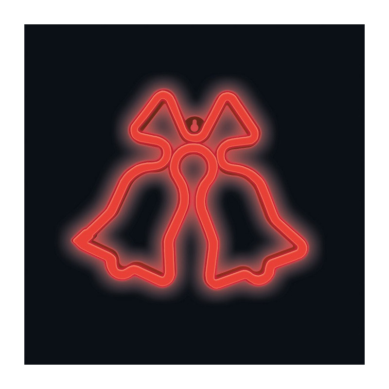 Néon LED Cloches de Noël  + USB FLNE17 Rouge Chauve-Souris - FOREVER LIGHTS - NEON-9
