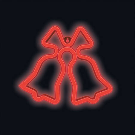 Néon LED Cloches de Noël  + USB FLNE17 Rouge Chauve-Souris - FOREVER LIGHTS - NEON-9