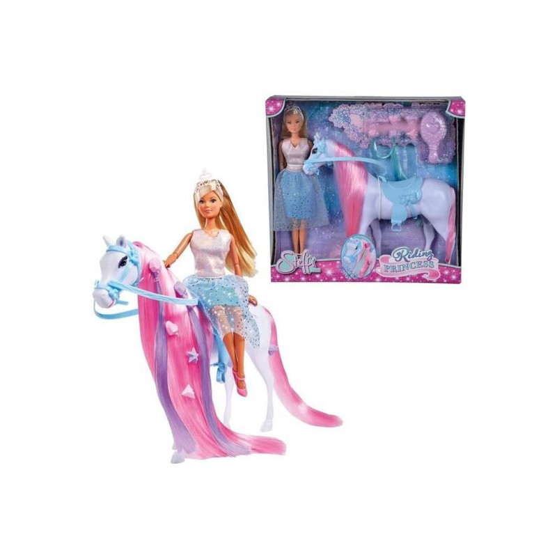 Poupée Steffi Love Riding Princess & Cheval 29cm SIMBA - Dès 3 ans