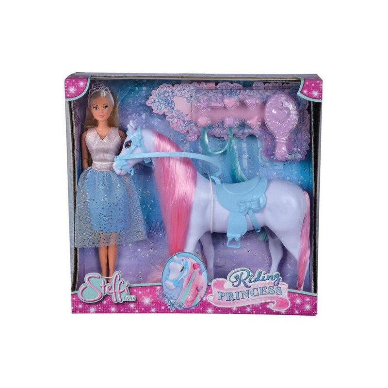 Poupée Steffi Love Riding Princess & Cheval 29cm SIMBA - Dès 3 ans