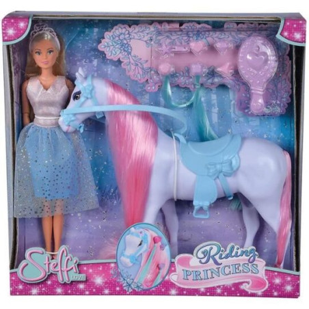 Poupée Steffi Love Riding Princess & Cheval 29cm SIMBA - Dès 3 ans