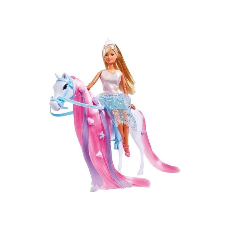 Poupée Steffi Love Riding Princess & Cheval 29cm SIMBA - Dès 3 ans