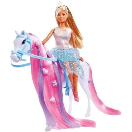 Poupée Steffi Love Riding Princess & Cheval 29cm SIMBA - Dès 3 ans