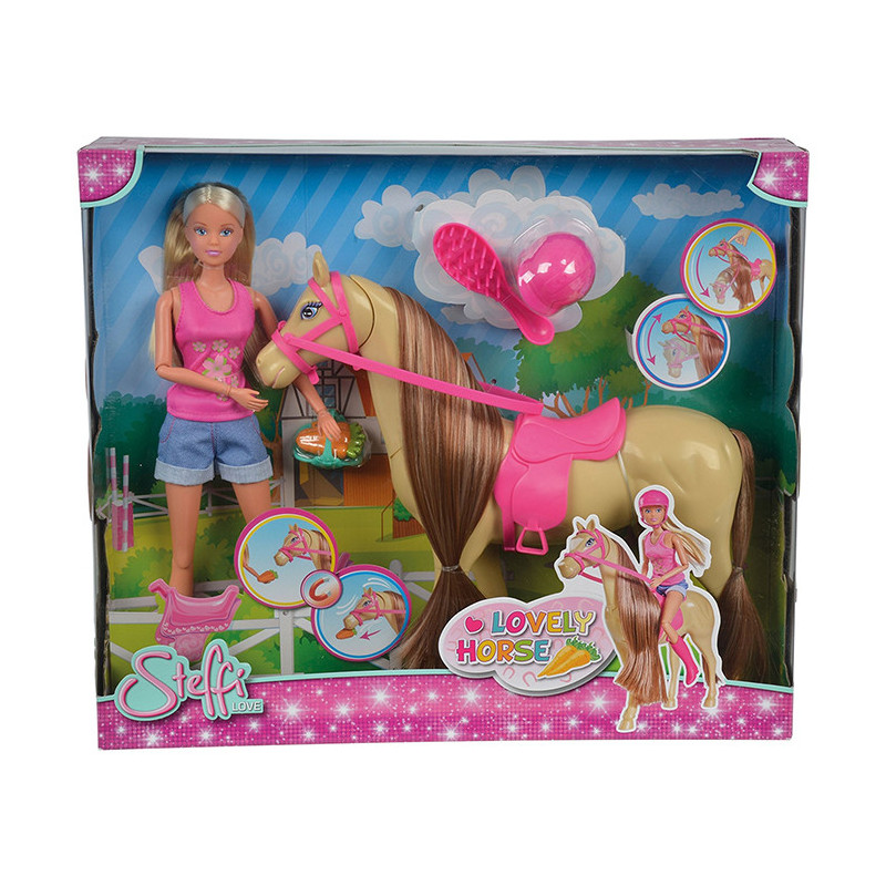 Poupée Steffi Love Adorable Cheval 29cm SIMBA - Dès 3 ans