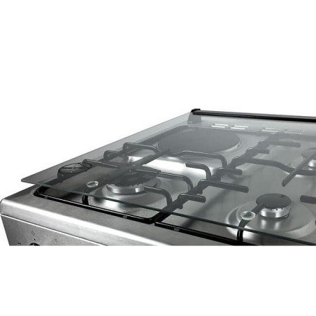 Cuisinière Mixte Pose Libre 3 Gaz + 1 Electrique Blanc - BEKO - FSE63120DWCS