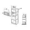 Micro-ondes et grill encastrable 25L Noir - BEKO - BMGB25333X