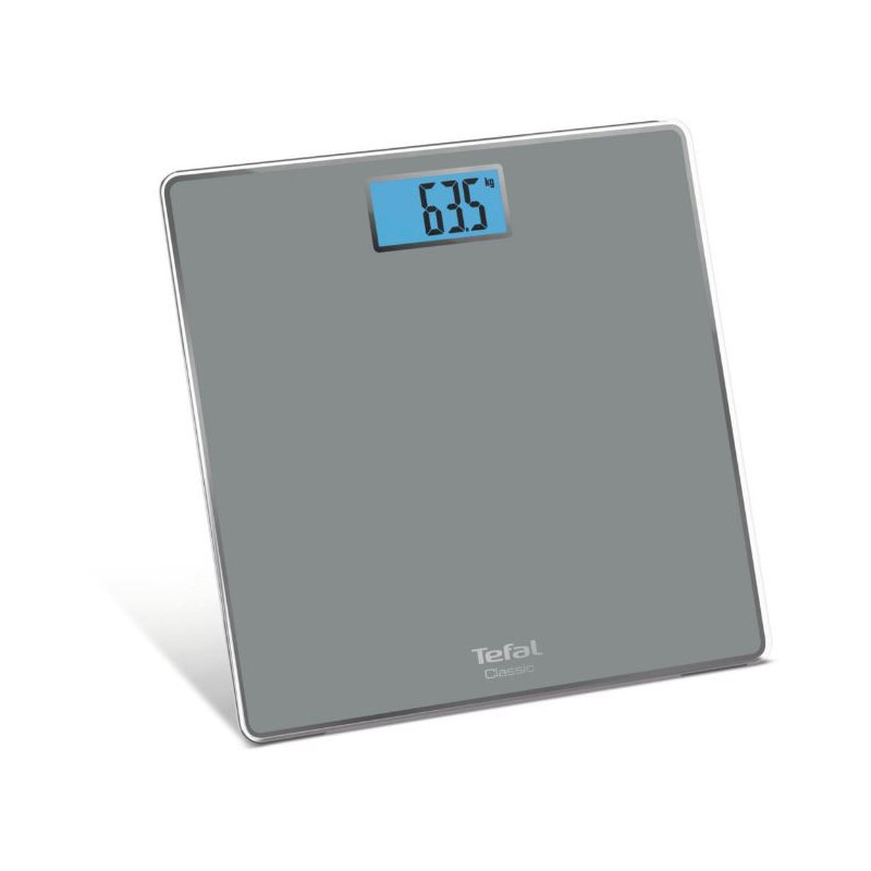 Pèse personne en plateau verre trempé 160Kg max Gris - TEFAL - PP1500