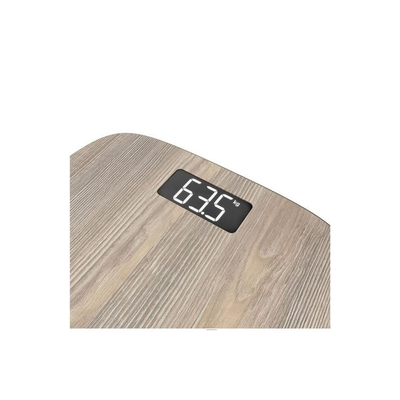 Pèse personne Origin Light Wood Verre trempé 160Kg max - TEFAL - PP1600