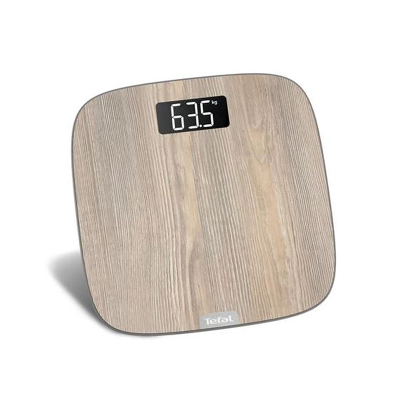Pèse personne Origin Light Wood Verre trempé 160Kg max - TEFAL - PP1600