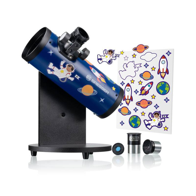 Télescope Compact Junior 76/300 Smart Noir/Bleu  - BRESSER - 8843205