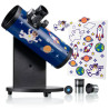 Télescope Compact Junior 76/300 Smart Noir/Bleu  - BRESSER - 8843205