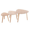 Set de 3 Tables à Café Mileo Bois - ATMOSPHERA - 164094A