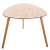 Set de 3 Tables à Café Mileo Bois - ATMOSPHERA - 164094A