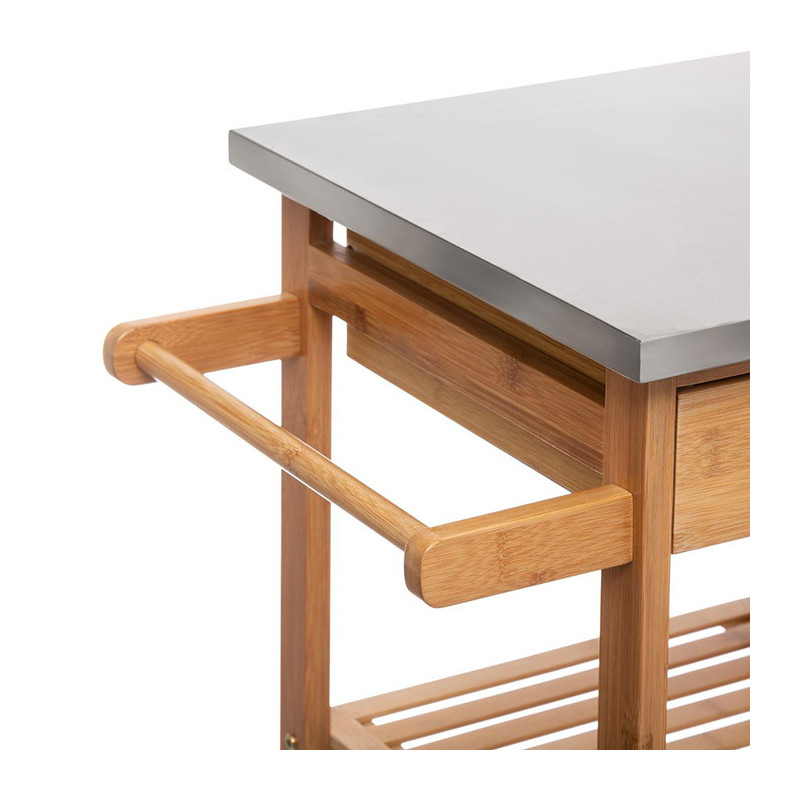 Desserte Grand Modèle Bambou/Métal - 5FIVE