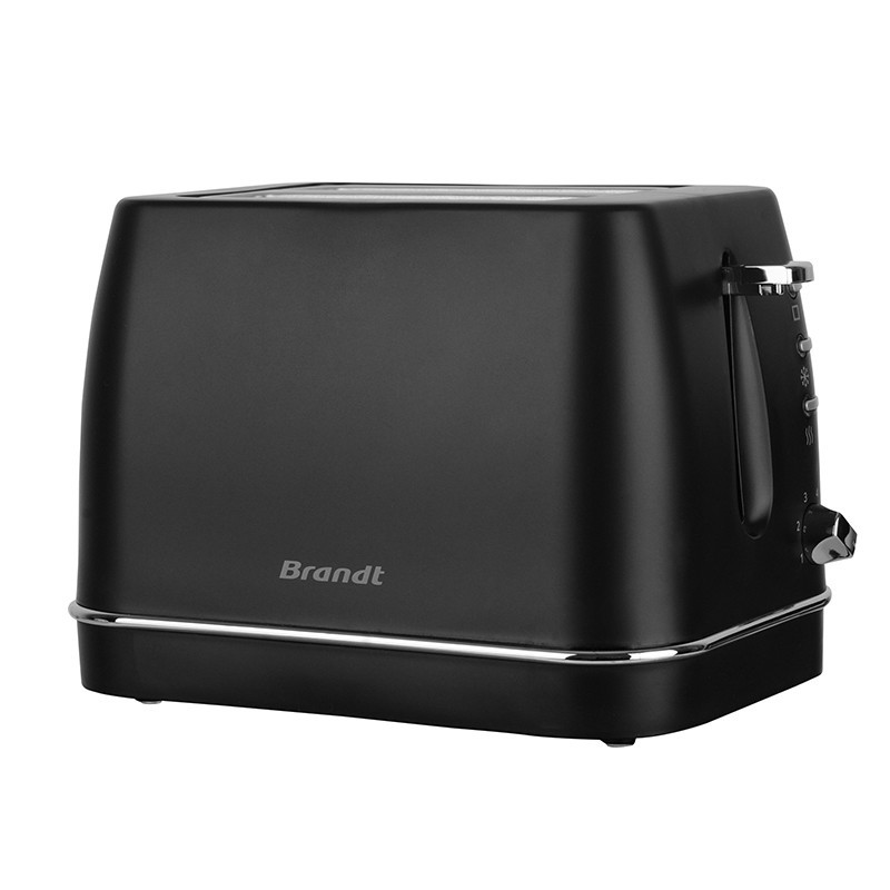 Grille Pain 2 fentes 850W Noir - BRANDT - TO2T870B