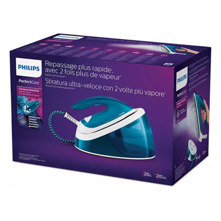 Centrale Vapeur PerfectCare Compact Essential 2400W Bleu/Blanc - PHILIPS - GC6815/20
