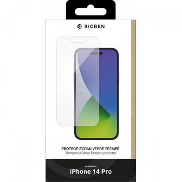 Protège écran Plat Apple iPhone 14 Pro Max Bigben