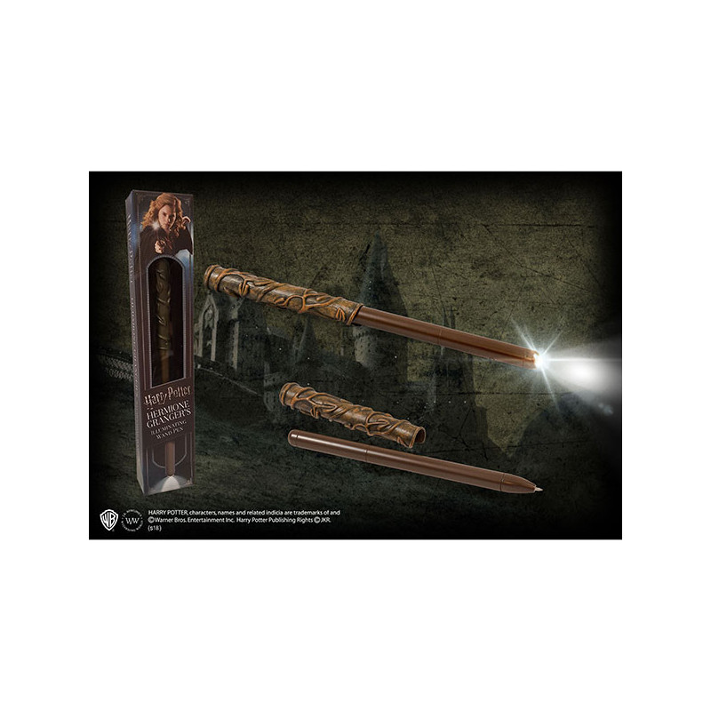 Stylo à Bille LED Harry Potter Hermione 23cm - IRON STUDIO - :100134666