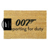 Paillason James Bond Reporting For Duty Doormat 40x60cm - PYRAMID INTERNATIONAL - GP85531