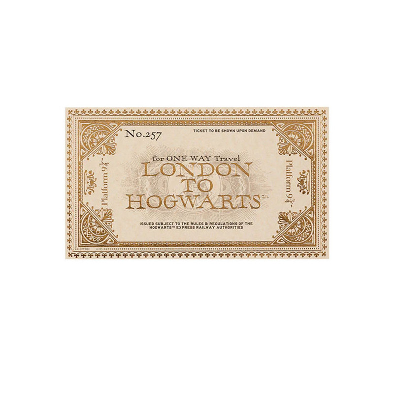 Plaque Métal Harry Potter Hogwarts Express Tickets - PYRAMID INTERNATIONAL - LTIN00017
