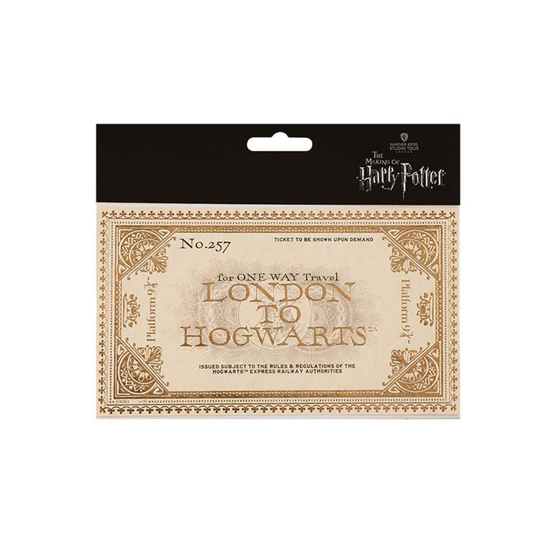 Plaque Métal Harry Potter Hogwarts Express Tickets - PYRAMID INTERNATIONAL - LTIN00017