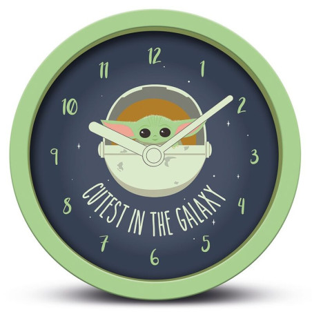 Horloge de Bureau Star Wars The Mandalorian Cutest in the Galaxy - PYRAMID INTERNATIONAL - GP85886