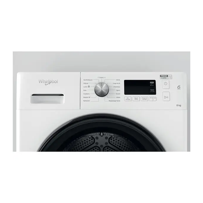 Sèche linge Condensation 8Kg Blanc - WHIRLPOOL - FFTSM1182BFR