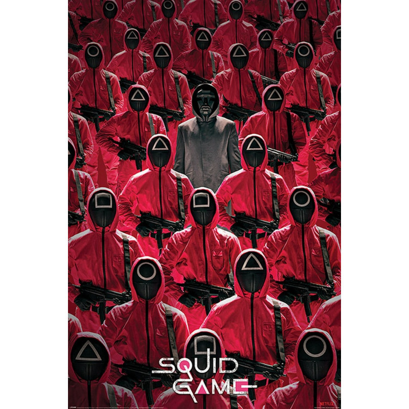 Poster Squid Game Crowd 61x91cm - PYRAMID INTERNATIONAL - PP35009